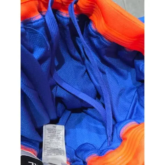 Adidas NBA New York Knicks Basketball Shorts Blue XL A004292 - Picture 9 of 11